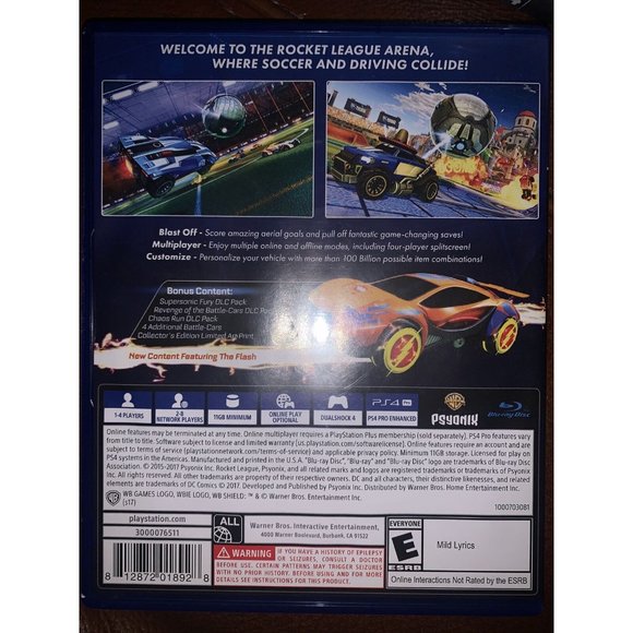 Rocket League: Collector's Edition - PlayStation 4, (PS4) + Collectors Print - Picture 4 of 4